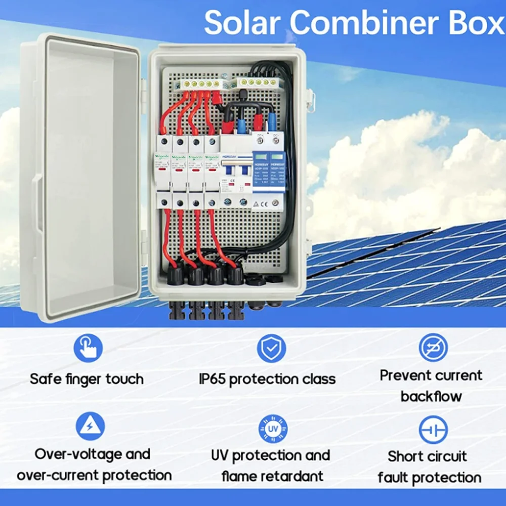 [Free Sample]6 Strings Combination Key Lock Box Pv Solar Combiner Box Ip 65