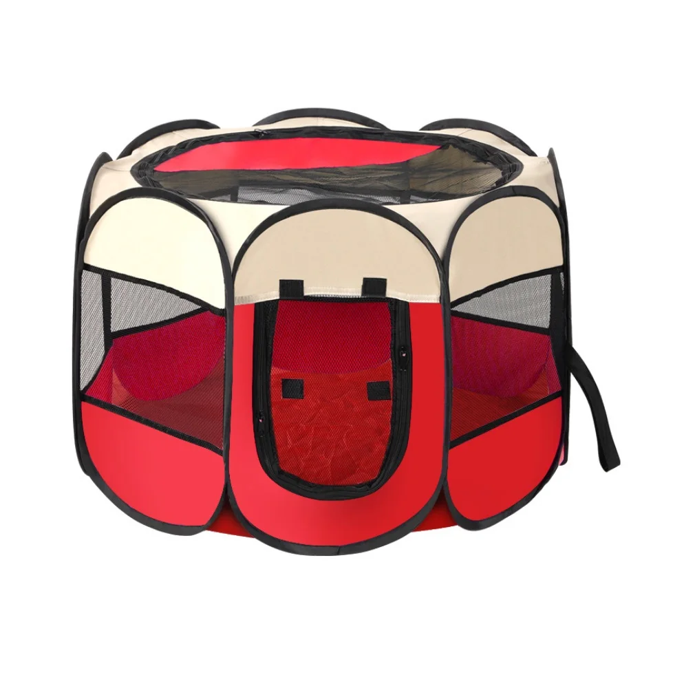 Portable Pet Playpen Multipurpose Dog Playpen Folding pet Tent Panels For Indoors Outdoors Games