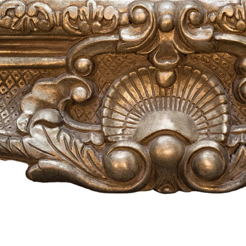 
MOK Ornate frame length stand wide antique big large wall full body project mirror 