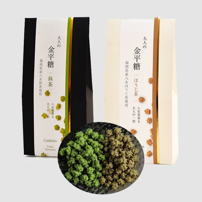Japanese Production Line Green Tea Candies Traditional Confectionery Products Sweet Snacks Hard Candy