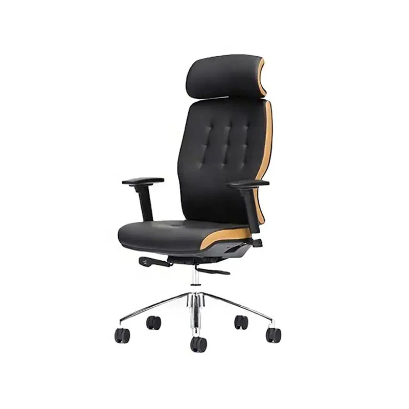 Office Furniture Luxury Comfortable Boss Manager Leather Ergonomic Swivel Office Chair