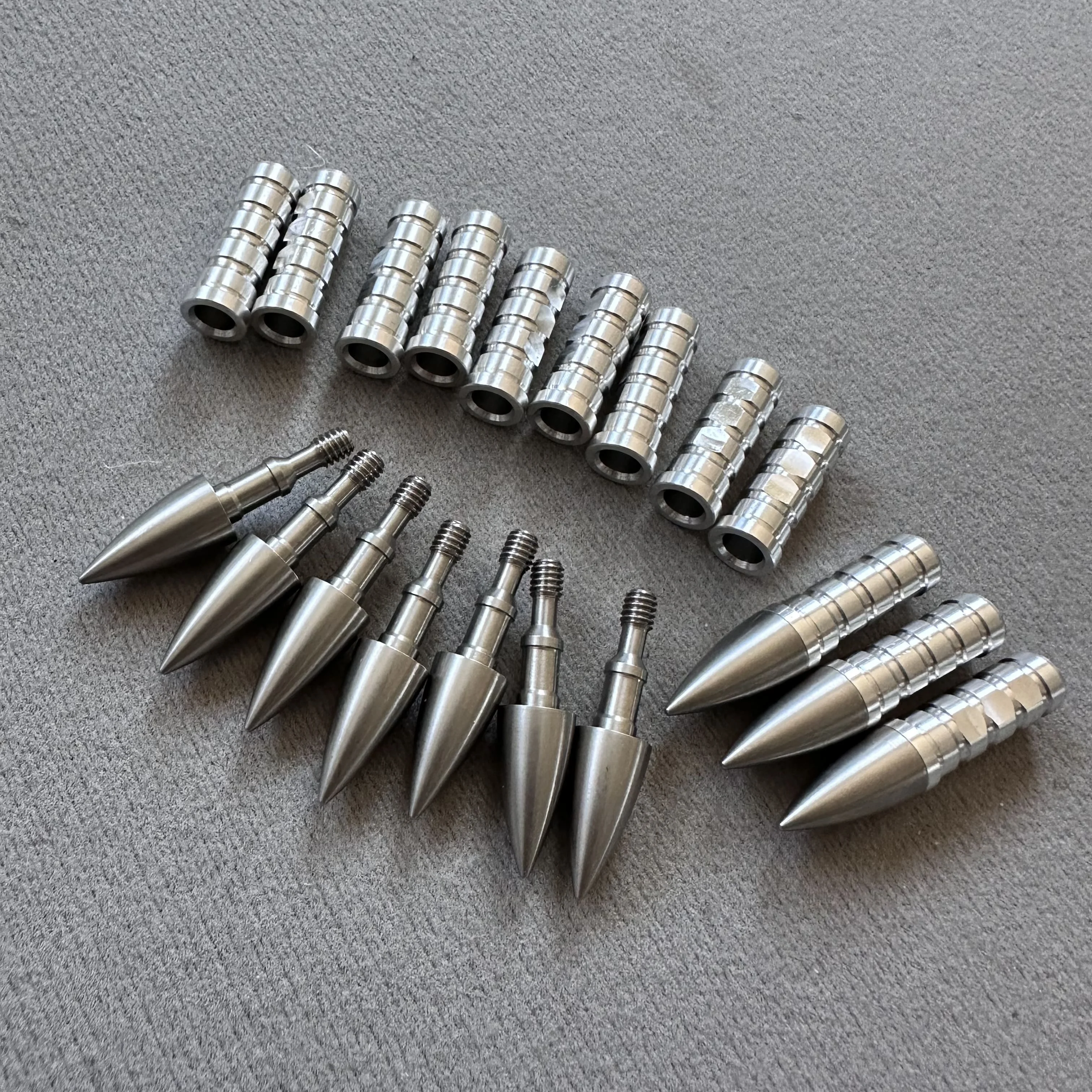 Stainless Steel New Archery Screw in Arrow tip arrowhead hunting bow target field point practice