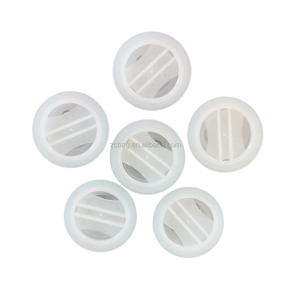 Factory Original Coffee Air One Way Degassing Valve With Filter Film For Grind Powder Food packaging Bag