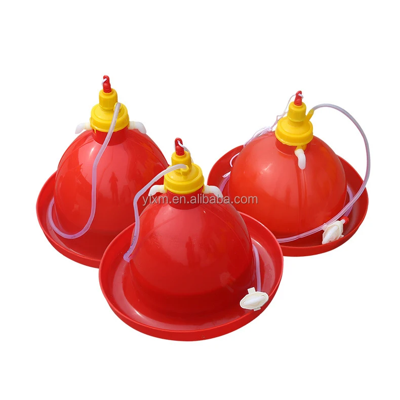 Wholesale Price Plastic Automatic Poultry Broiler Chicken Bell Drinker Poultry Plasson Water Drinking Tool