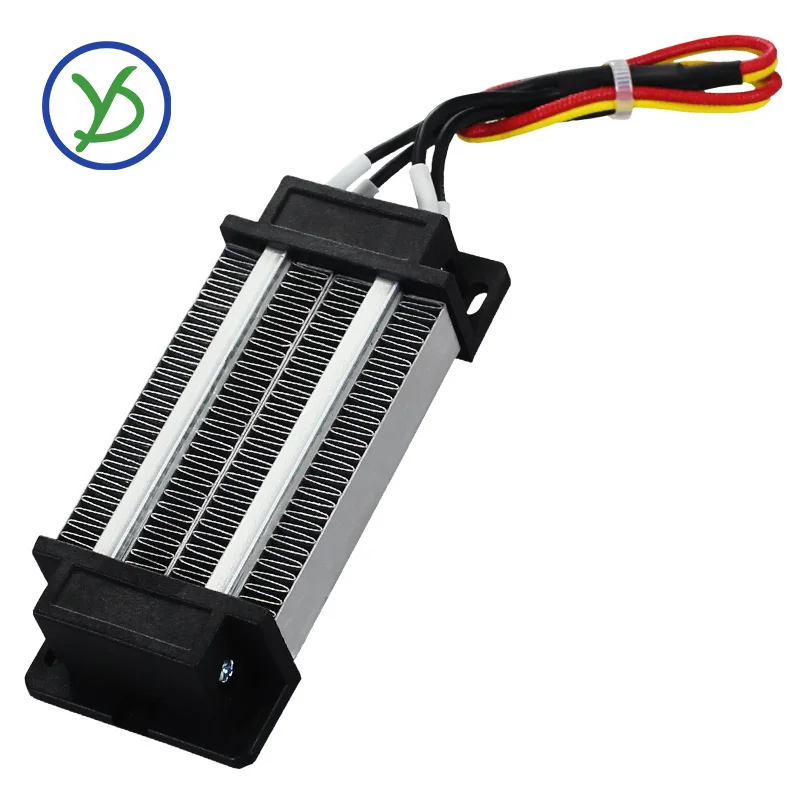 YIDU 200W AC/DC 12V Insulated PTC ceramic air heater constant temperature 120*50mm for dryer parts