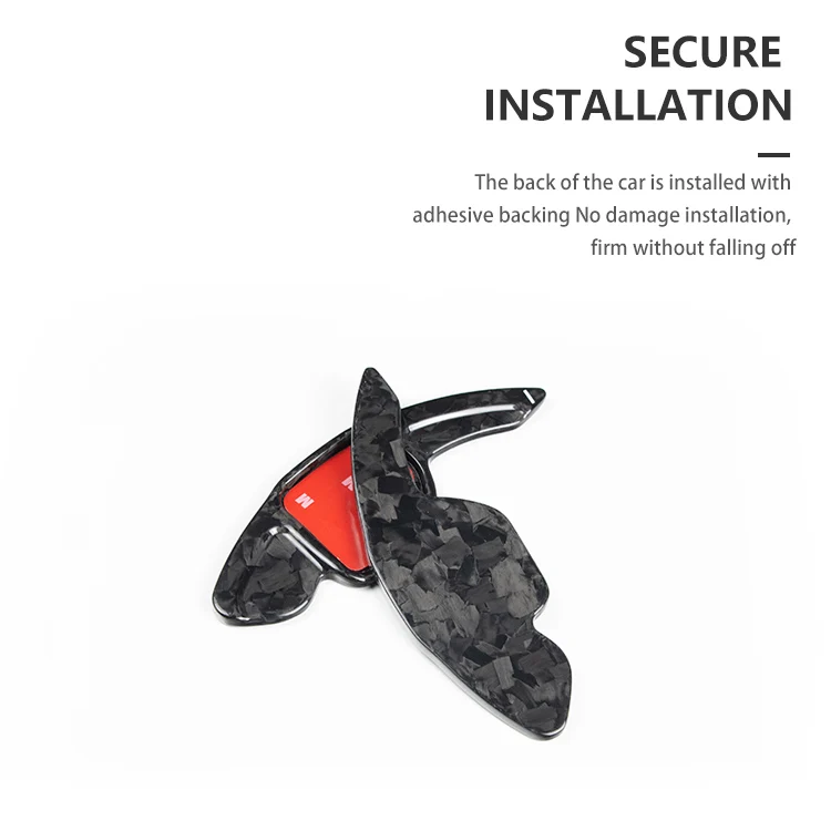 ES Carbon Fiber Interior Accessories Steering Wheel Shifter Paddle Shift For AUDI A4L A5 A6L A8 Q7 S5 S6 RS6 Car Accessories