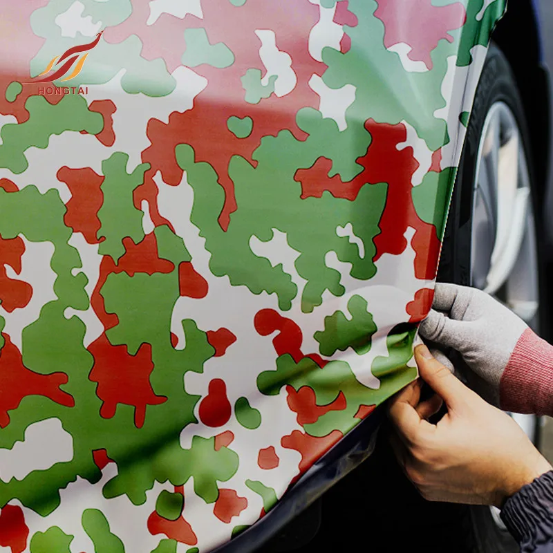 hot sale bubble free digital camo wrap vinyl black white gray snow camouflage vinyl