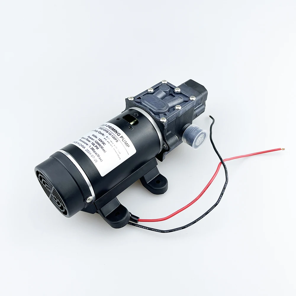 13Bar 10lpm диафрагменный водяной насос высокого давления DC12V 24V для перекачки воды и насоса