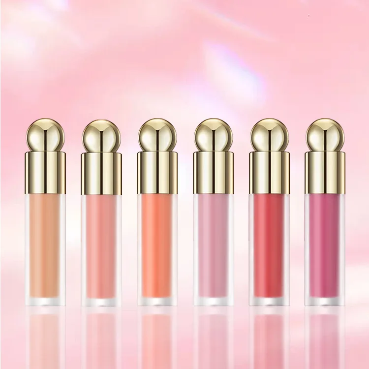 New Arrived High Pigmented Creamy Soft Highlight Blush Custom Logo Vegan Cruelty Free Great Quality Private Label Liquid Blush