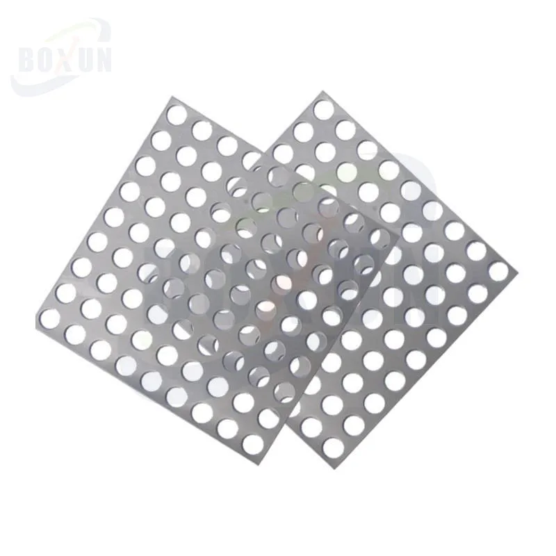 Aluminum Oblong Slotted Perforated Metal/Customized Circular Hole Perforated Mesh Perforated Sheet Metal mesh screen panels