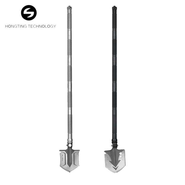 Military outdoor engineer shovel folding multifunctional vehicle soldier shovel manganese steel Chinese military version spade f