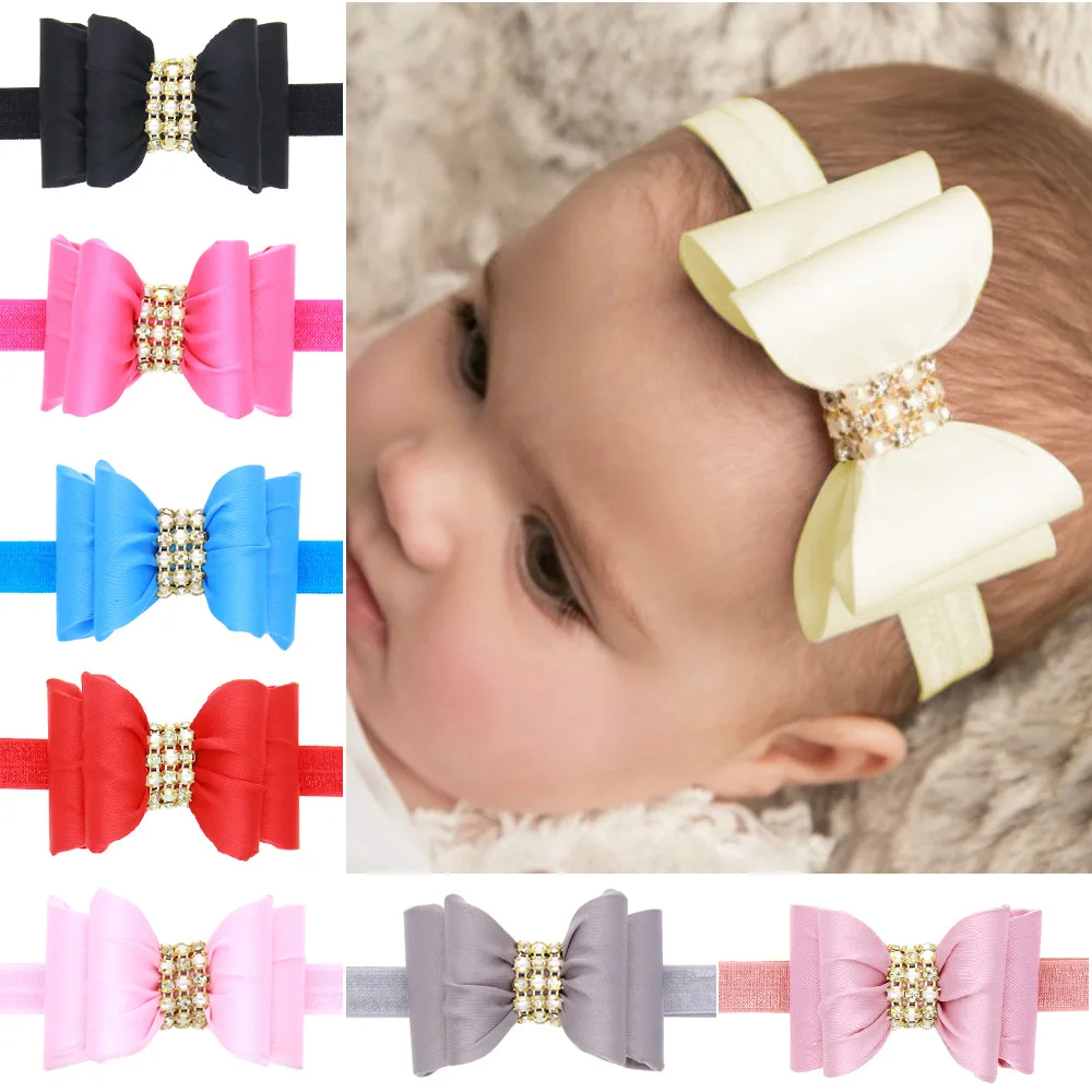 Flower Crown Baby Headbands Newborn Floral Birthday Headbands for 4-24 Months