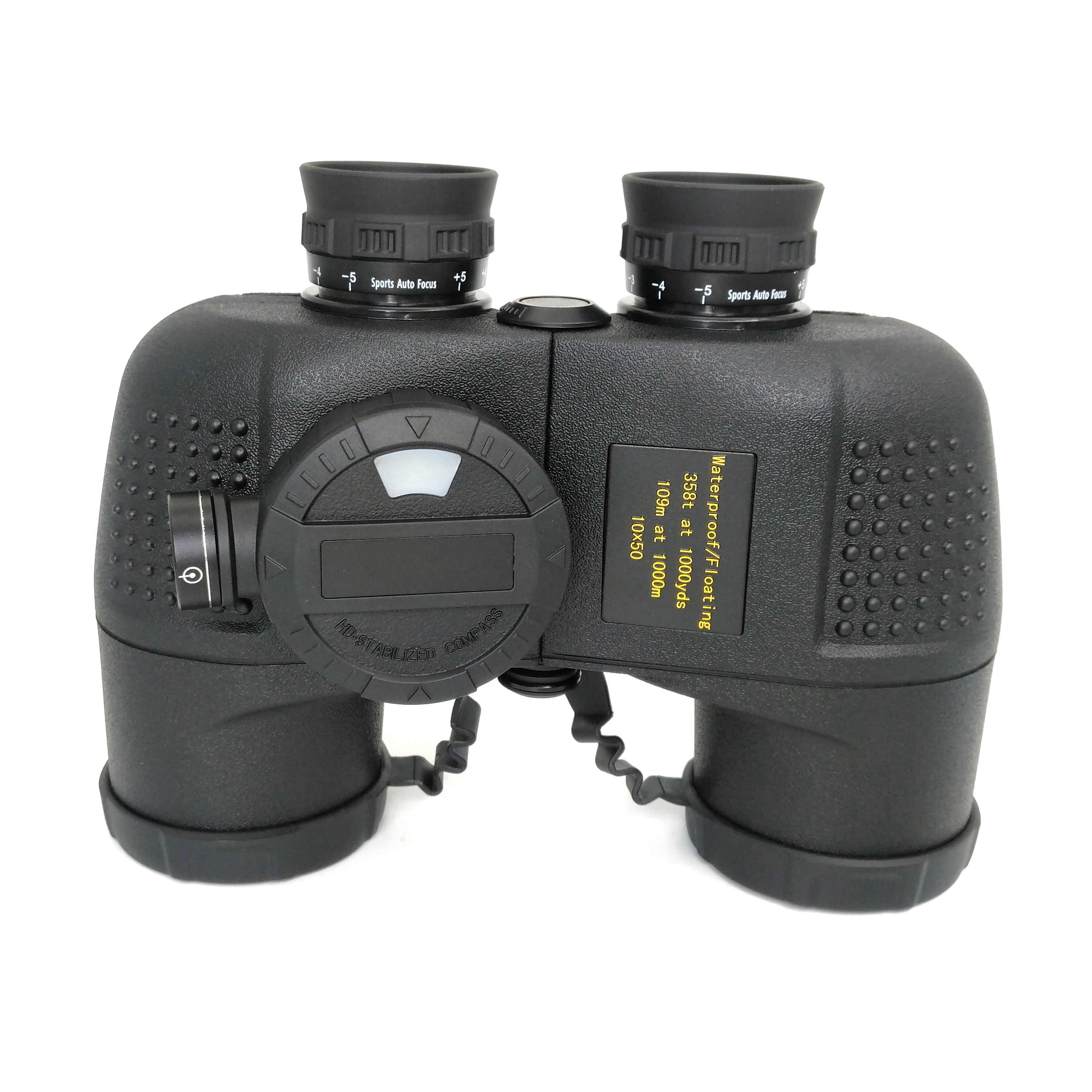 Secozoom 7x50 Compass Telescope IPX7 Waterproof Floating Binoculars