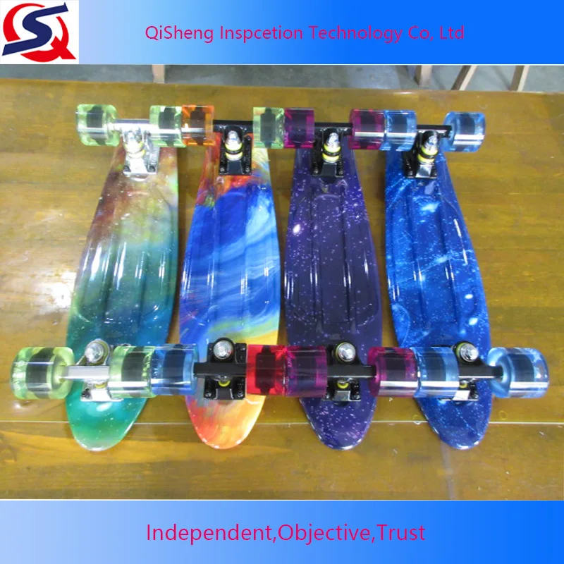 Skateboards Product Inspection Service Third Party Inspection Company Product Quality Control In ZheJiang