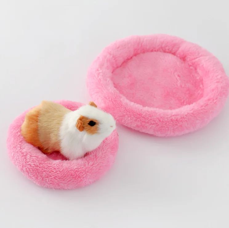 Soft Small Pet Rabbit Rat Hamster Bed House Chinchillas Squirrel Bed Nest Mat Mini Guinea Pigs Sleeping Bedding Hamster Bed
