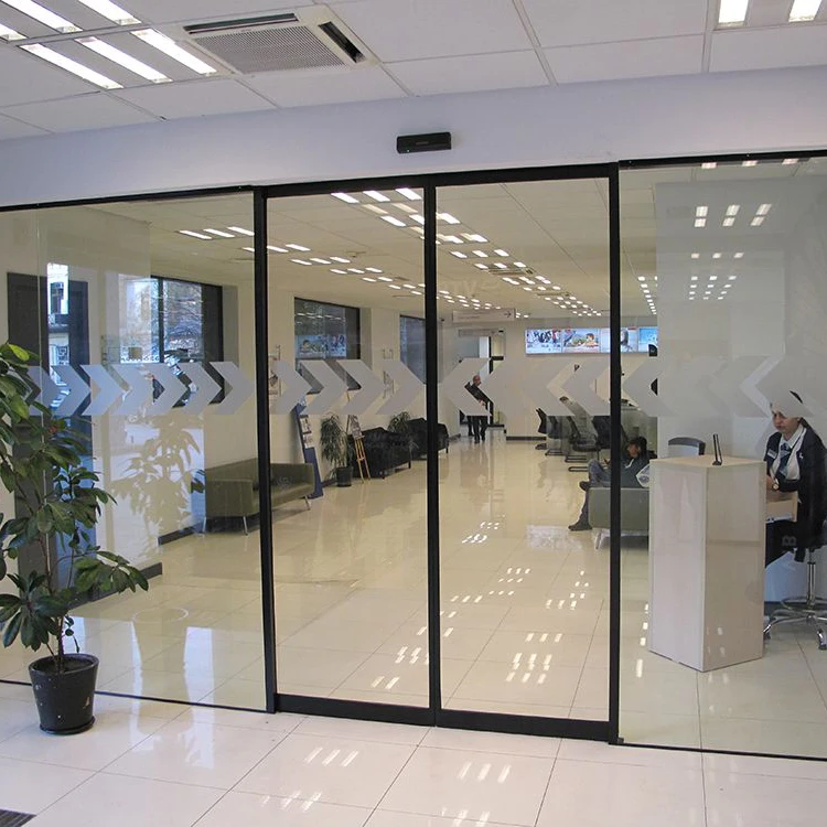 Sensor Operated Automatic Sliding Glass Door Electric Automatic Door