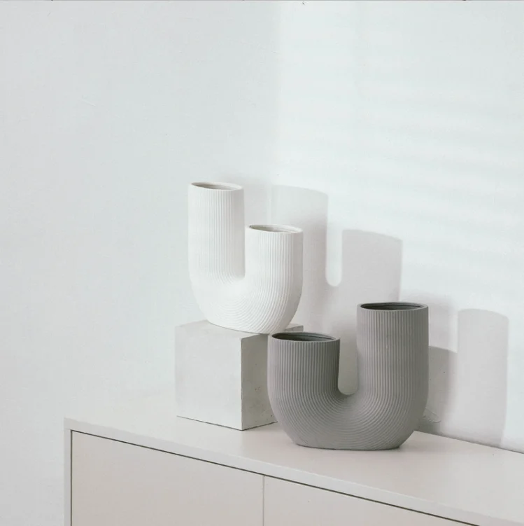 Decorative ceramic vase household wedding interior decorative vase