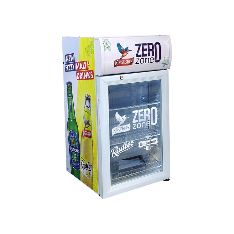 MEISDA 52L однодверный холодильник, дисплей для холодных напитков, холодильник с ETL