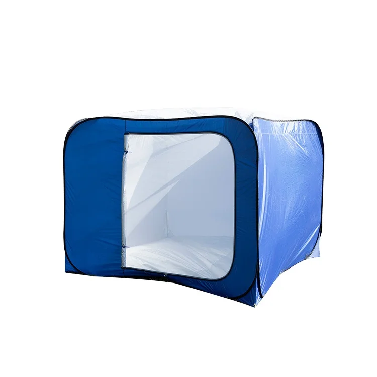 Emergency Shelter Disaster Relief Square 3-4 Person Capacity Modular Evacuation Tent Circulation Breathability