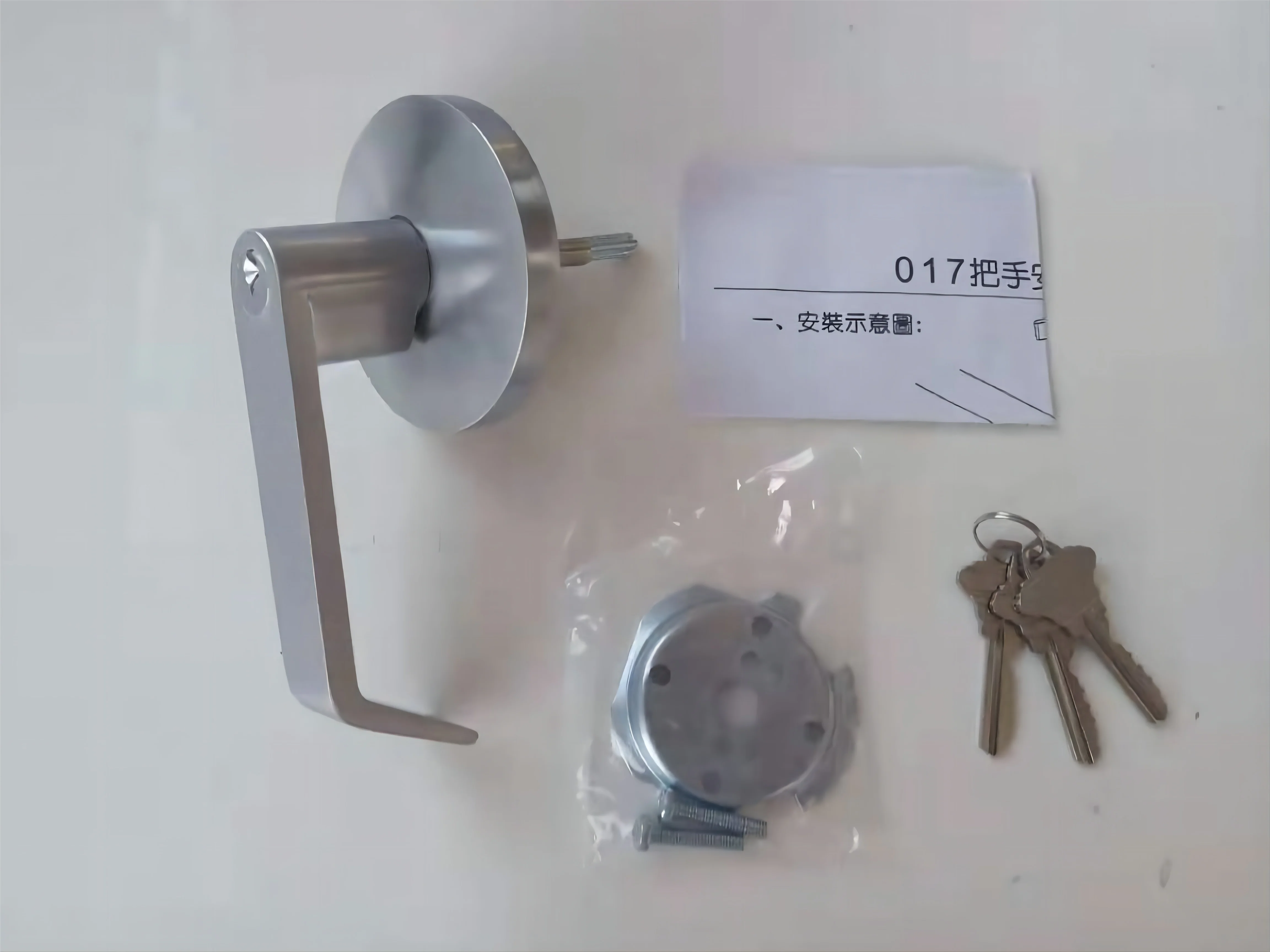 Защелкивающийся замок, цинковая ручка, ручка для противопожарной двери, стальной материал, замок для выхода, цилиндрический замок, индивидуальная Рычажная ручка