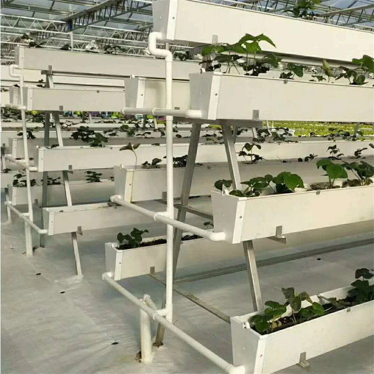 Оптовая продажа лучшее качество водосточные желоба для гидропонного выращивания клубники
