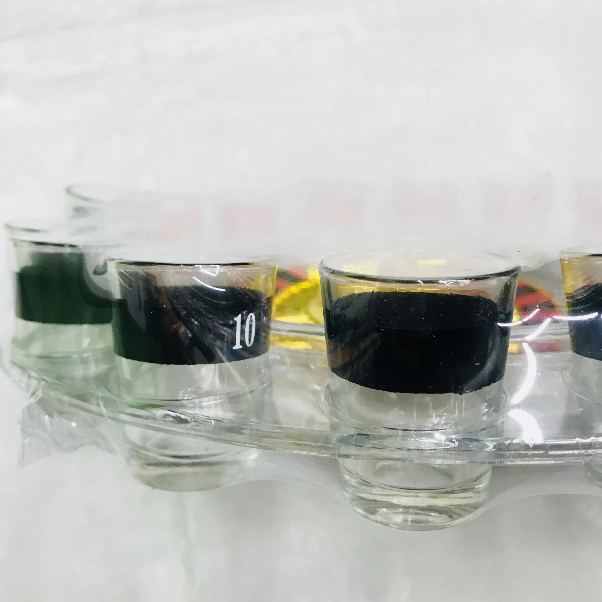 Drinking Game Glass Roulette Drinking Game Set include 2 Balls and 16 Glasses Casino Style Drinking Game