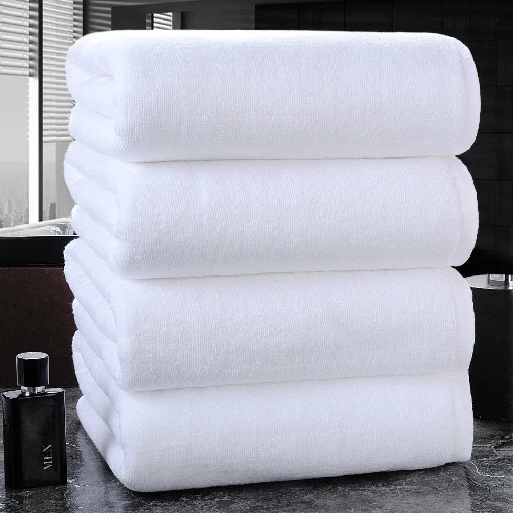Wholesale 100% cotton  towel set hotel towel white bath towel