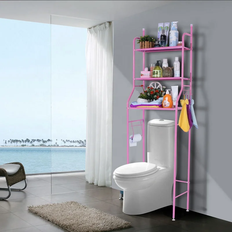 2024 Hot Sale Bathroom Rack Toilet Shelf Over Washing Machine Storage Rack