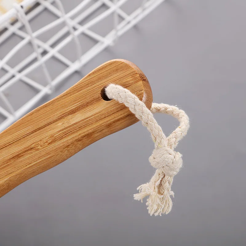 Bath brush Bamboo long handle bristle bathroom products rub bath body rub mud bath brush solid wood massage brush
