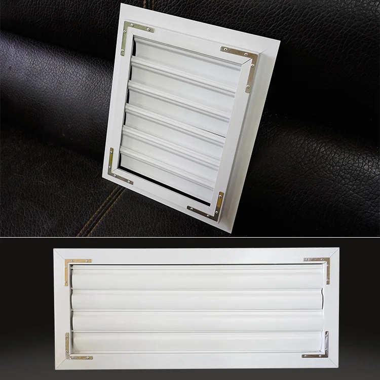 Quality PVC Plastic gravity Shutter Blind Window for Air Ventilation Plastic Jalousie Shutter Gravity Louver Manufacturer