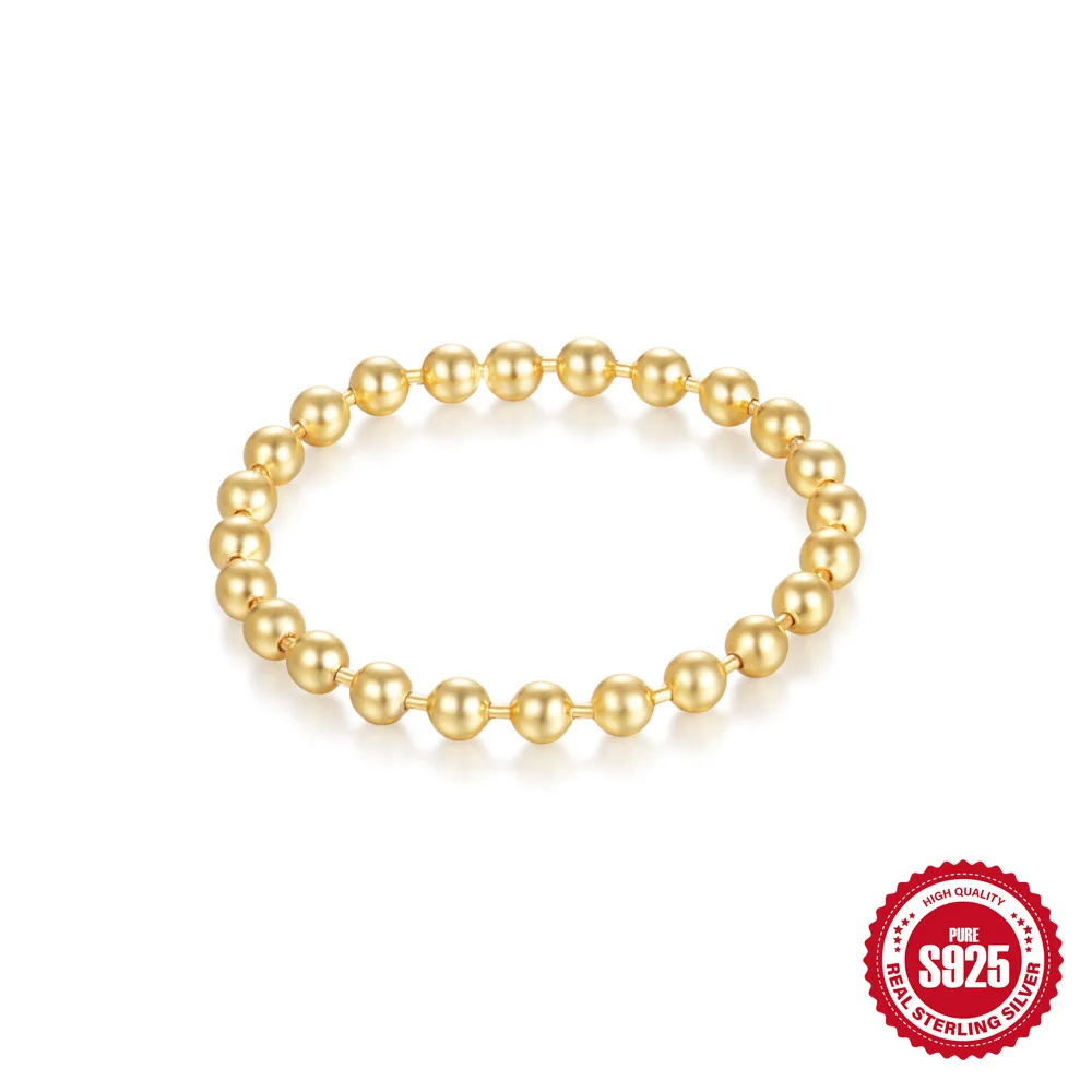 Adodo jewelry Non Tarnish 14k gold plated New 925 sterling silver Daily trendy dainty bulk sterling silver ring for 13 year girl