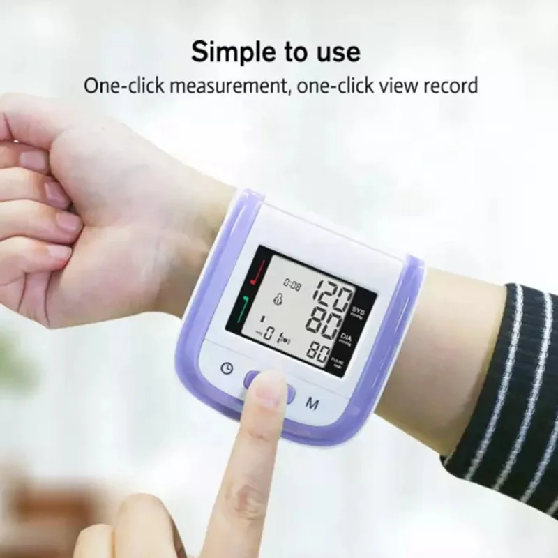 Amazon Hot Sale NEW Arrival Fashion Bluetooth Connected Wrist Digital Blood Pressure Monitor