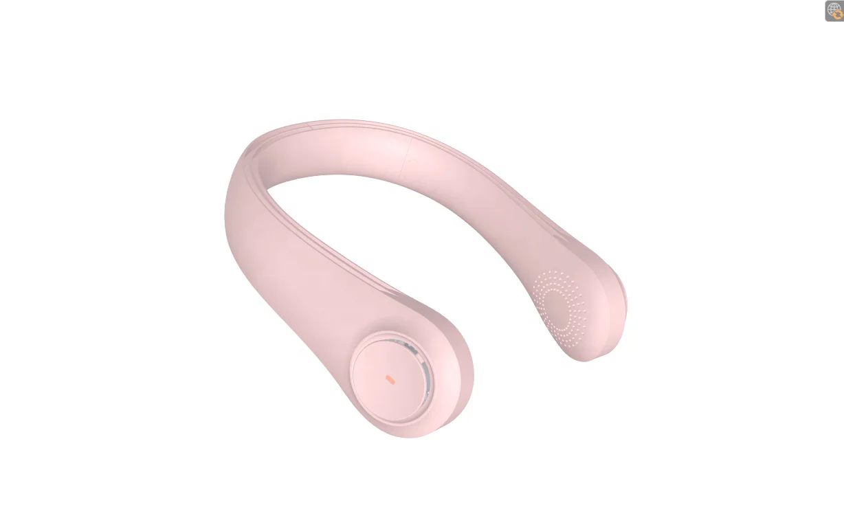 Korea popular 2400mah neck fan rechargeable,neck battery,neck fan usb