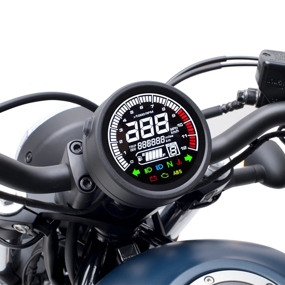 Wisecoco 3.4 Inch Ips Tft LCD Round Screen Controller Board For Meters Lcd Display Motorcycle Speedometer