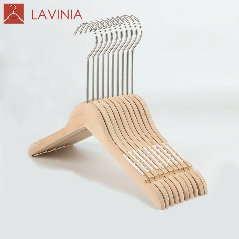 High Quality Natural Baby Hook Wooden Light Clothes Hanger