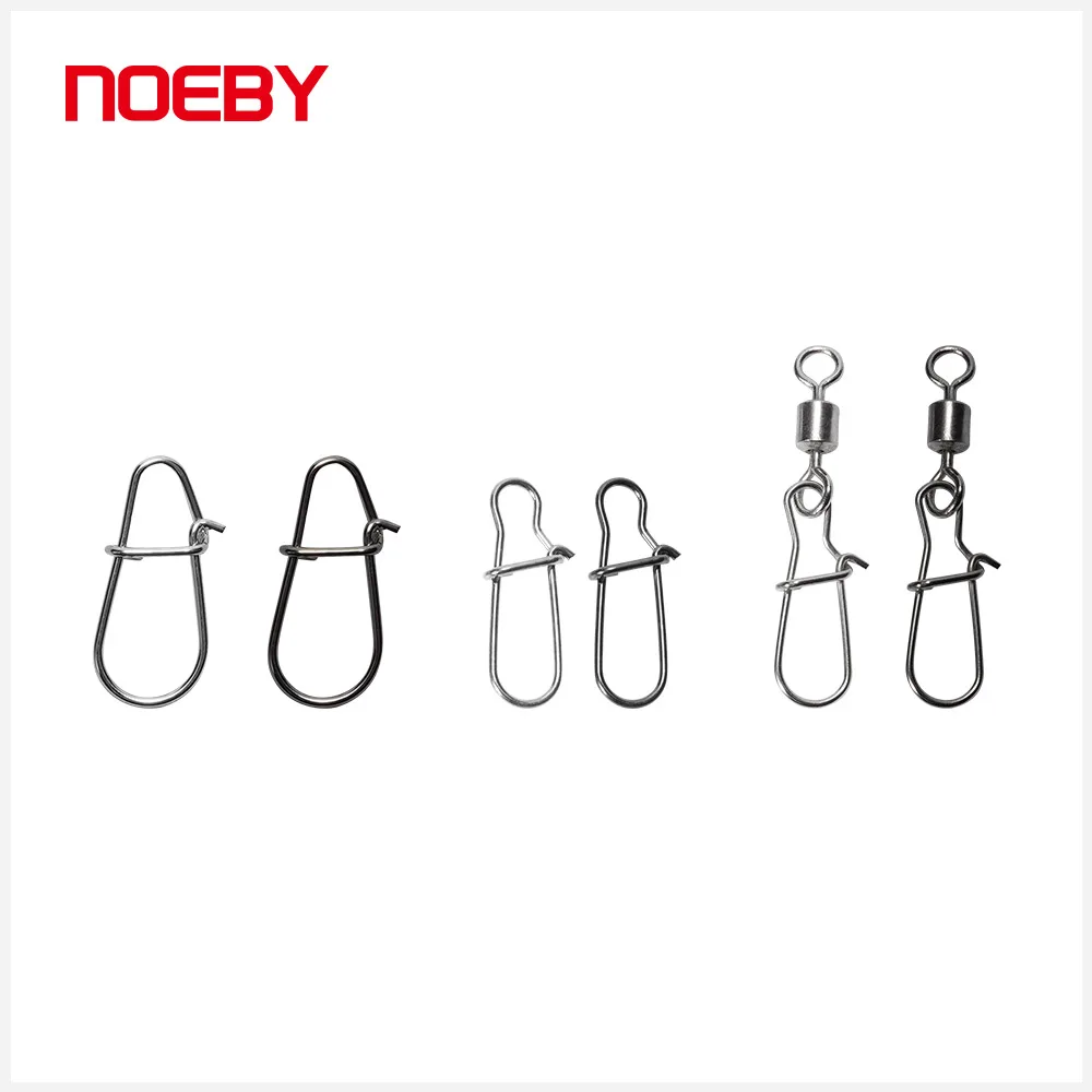 NOEBY 18-30lb двойной замок защелки для рыболовной приманки кренкбейт ловли окуня щуки