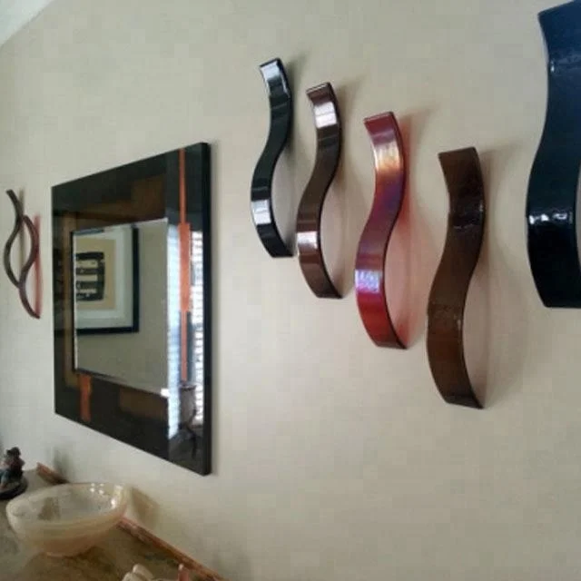 Modern custom artificial metal crafts stainless steel wall art for home decoration