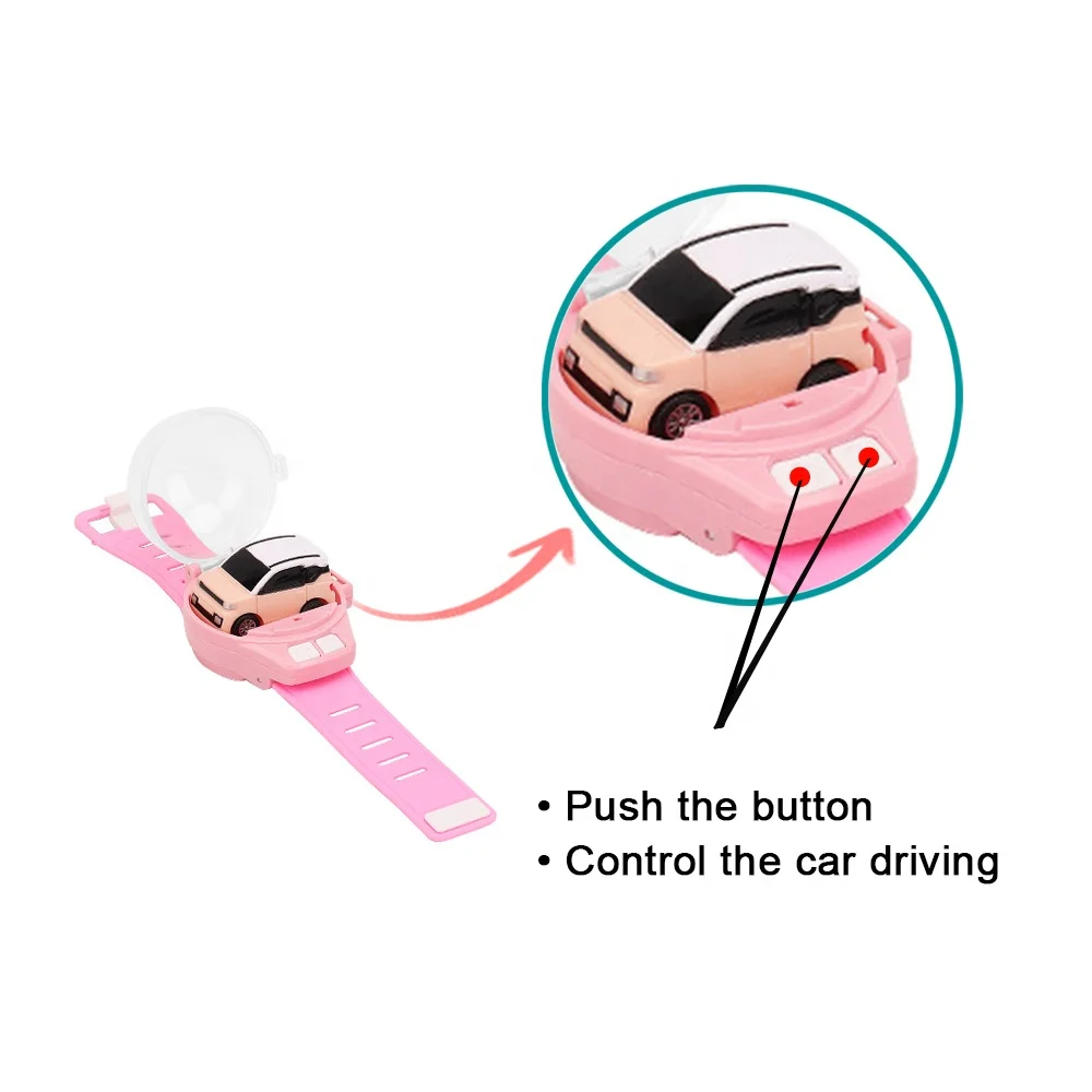Tiktok 2023 Hot Sale Wearable Watch Include 1 RC Vehicle Hand Control Racing Car Kid Toy Mini Watch