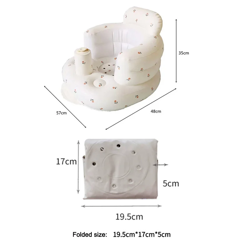 Seat Practice Sitting Inflatable Baby Bath Sofa Air Chair Inflatable Baby Chair