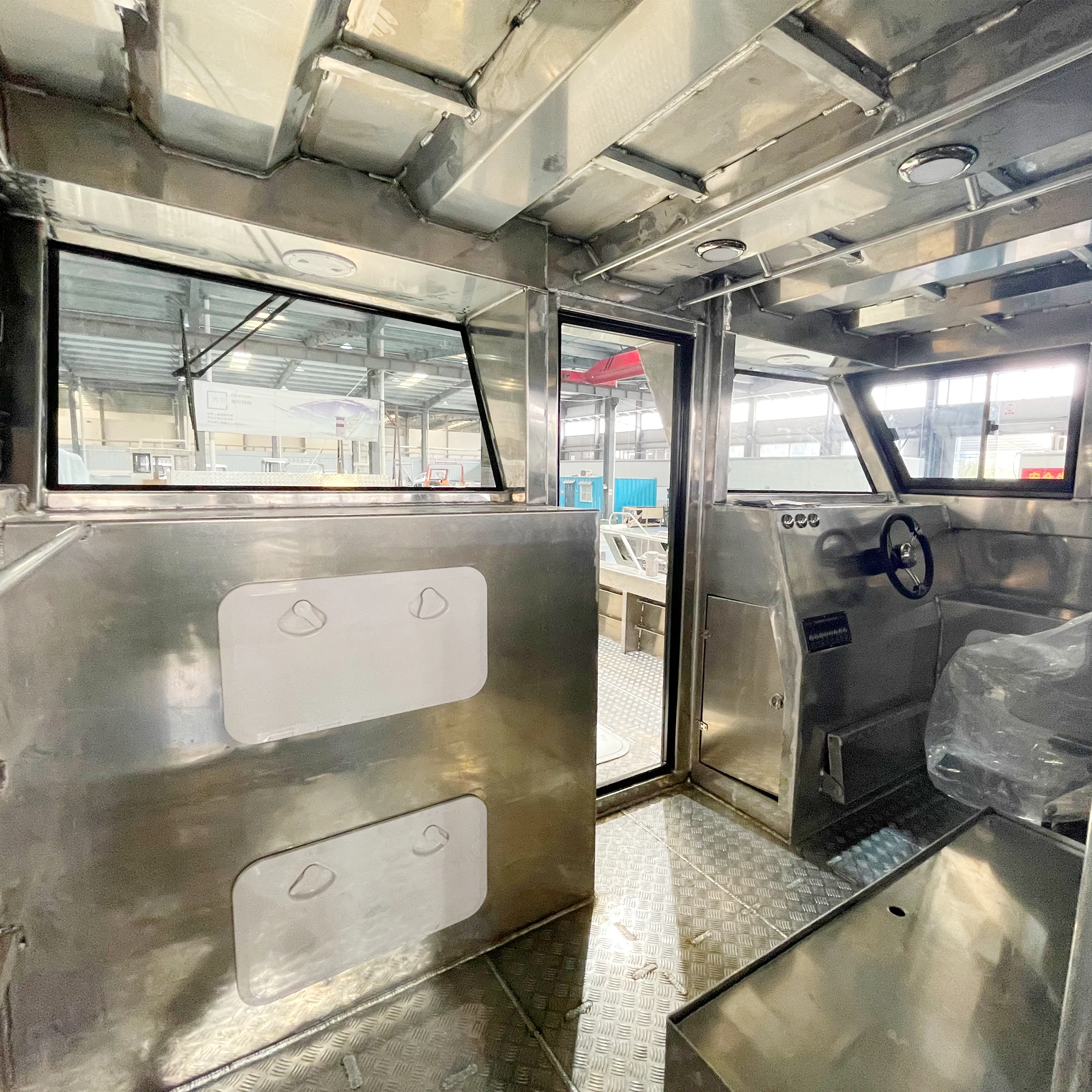 11m open sea barge aluminium work cargo boat landing craft for sale