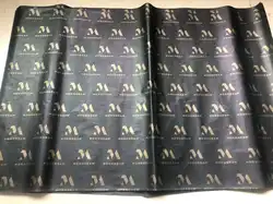 Custom Printed Tissue Paper gold foil stamping shirt clothes packaging soft tissue wrapping paper with company logo