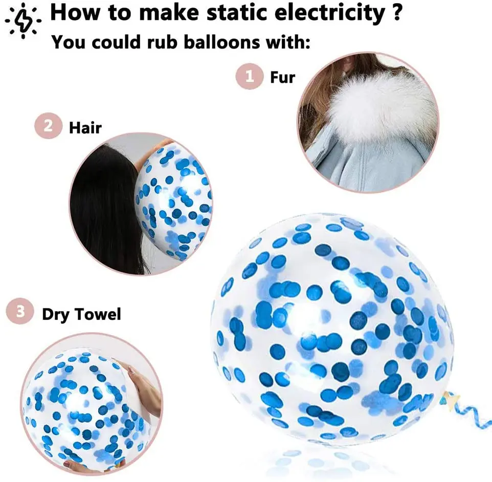 Королевский синий латексные шары с конфетти светло-голубые и белые праздничные для дня рождения свадьбы украшение вечеринки