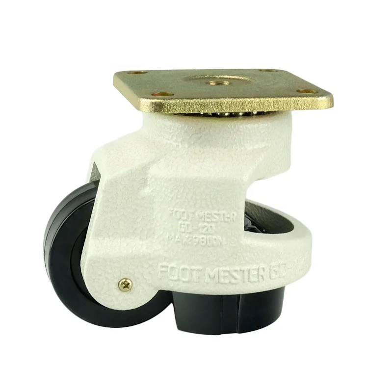 Korean GD 60F foot leveling castor locking nylon retractable casters