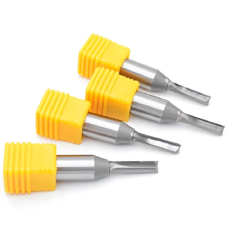 1/2 Shank TCT 2 Flute Straight Router Bits Woodworking Carving Wood Engraving Milling Cutter Carbide CNC Bits