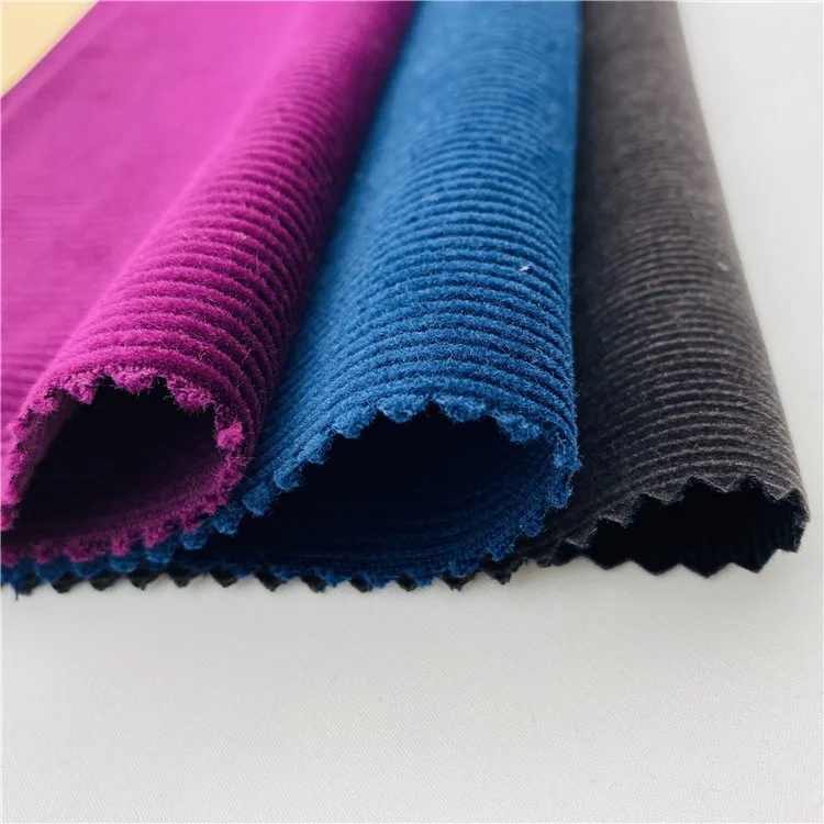 
High quality durable using various 11w cotton 98%cotton2%spx stretched corduroy fabric 