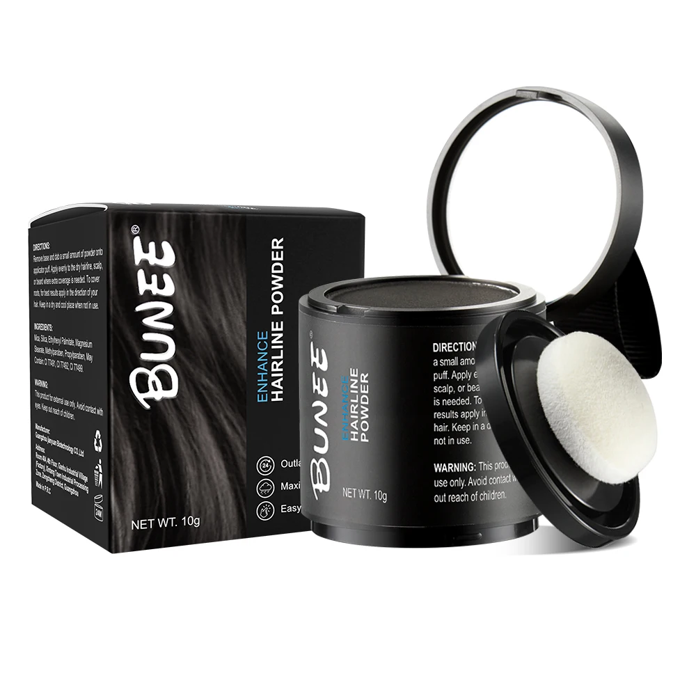 Wholesale Root Touch-Up Instantly Hair Color Permanent Concealing Powder for Thinning Hair Line Loss Hairline Shadow Powder