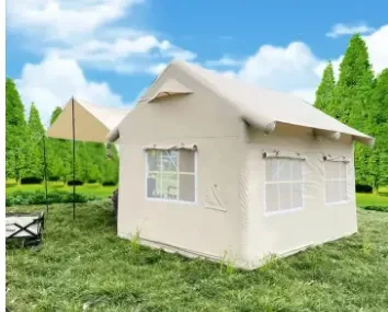 Outdoor hot selling good quality camping tent large space inflatable tent for glamping without poles