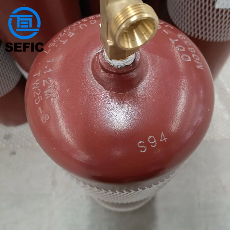 Factory Supply Acetylene Cylinder C2H2 Gas Bottle Industrial Welding Gas Tank