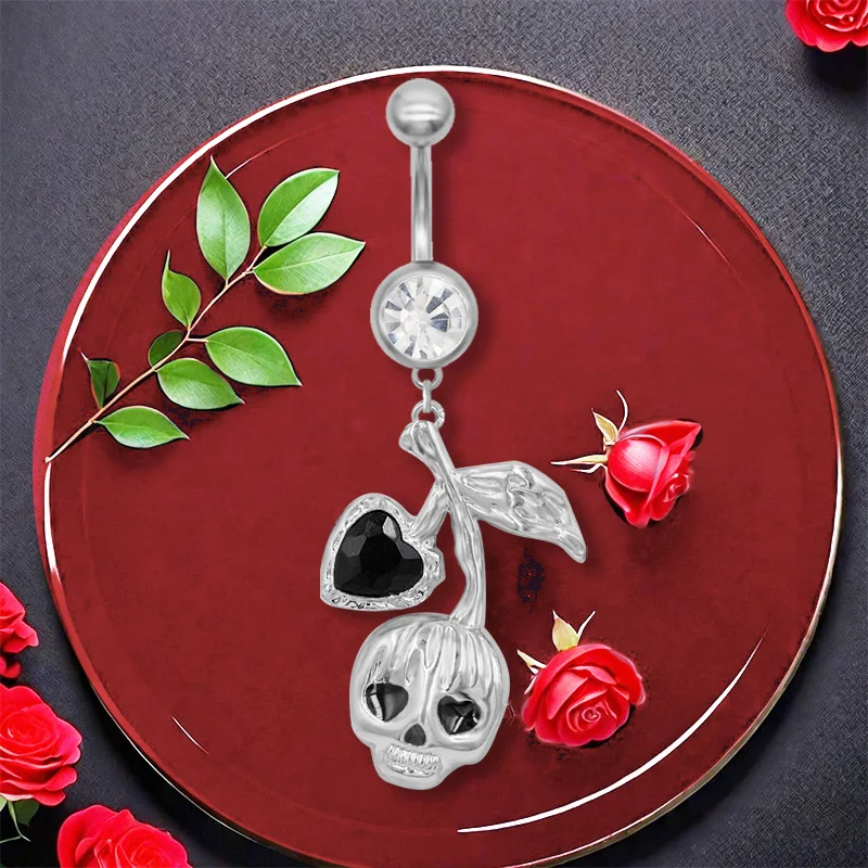 Gaby  sexy punk surgical steel belly piercing halloween belly button ring custom jewelry wholesale body piercing jewelry