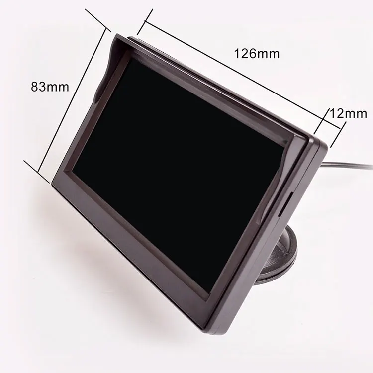 5 Inch TFT LCD Rear View Screen Monitors for Backup Camera Car TV Display